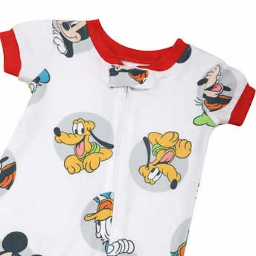 Mickey Mouse Character Infant 4-piece Sleep Set, Gray